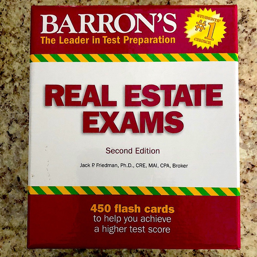 Real Estate Flash Cards.